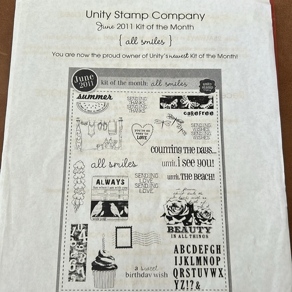 Unity Stamp Company - for paper, card, bag, scrapbook projects - Picture 7 of 7